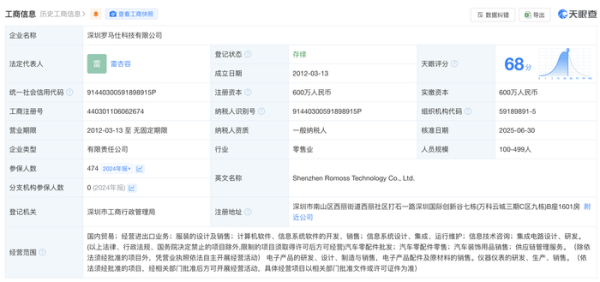 创元网配资 任期不足三个月，罗马仕法定代表人、董事变更